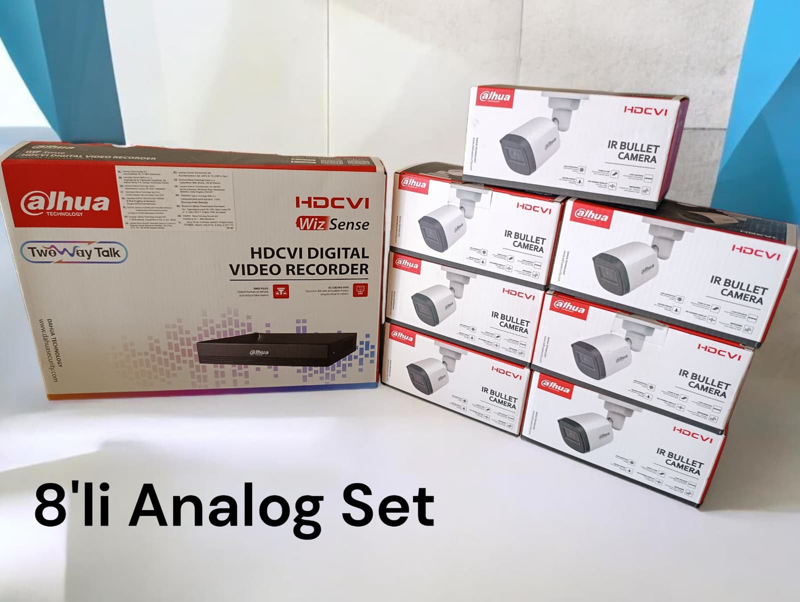 DAHUA ANALOG 8 Li KAMERA FULL SET